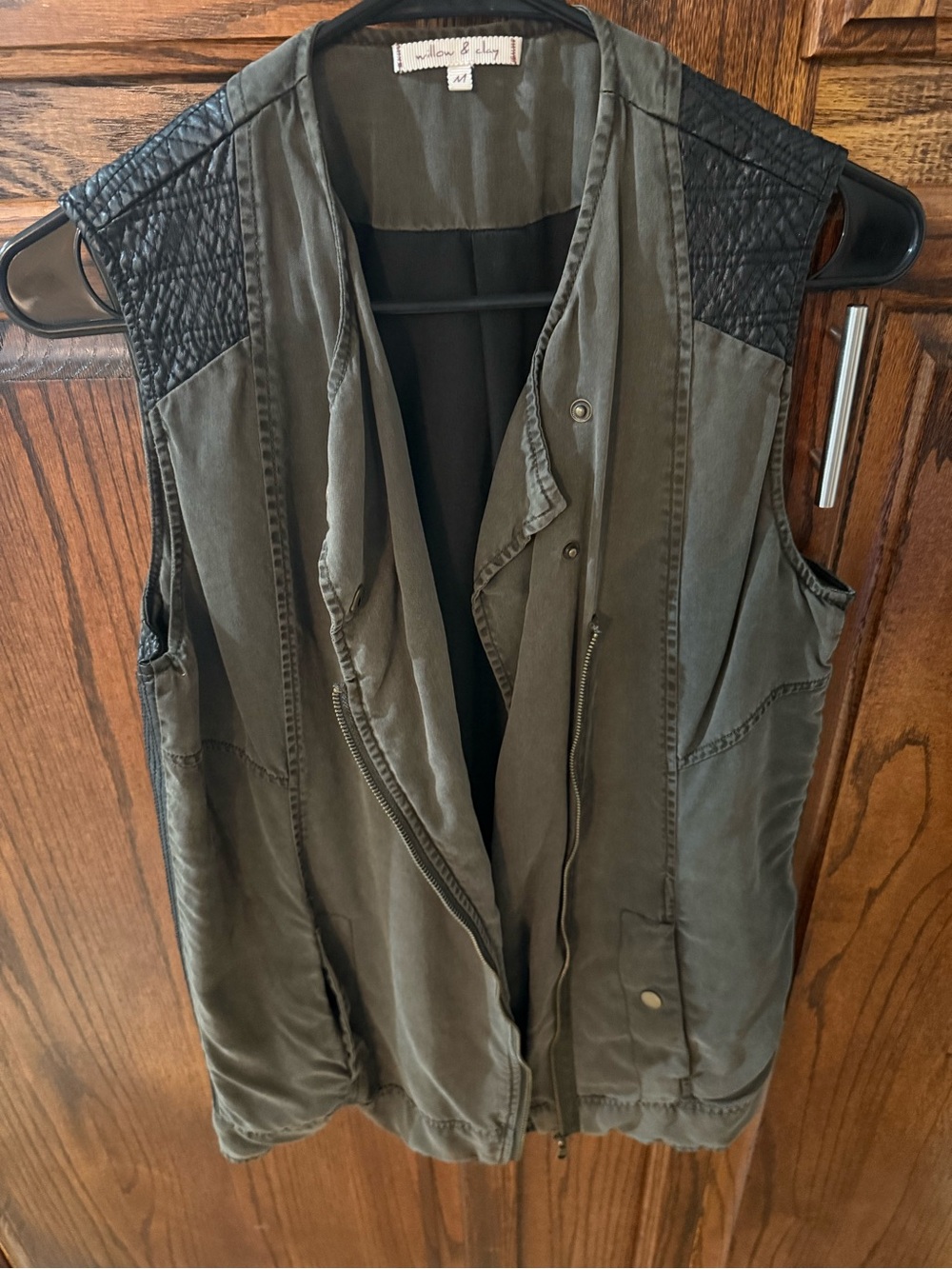 Anthropologie Willow & Clay Vest - Army Green
